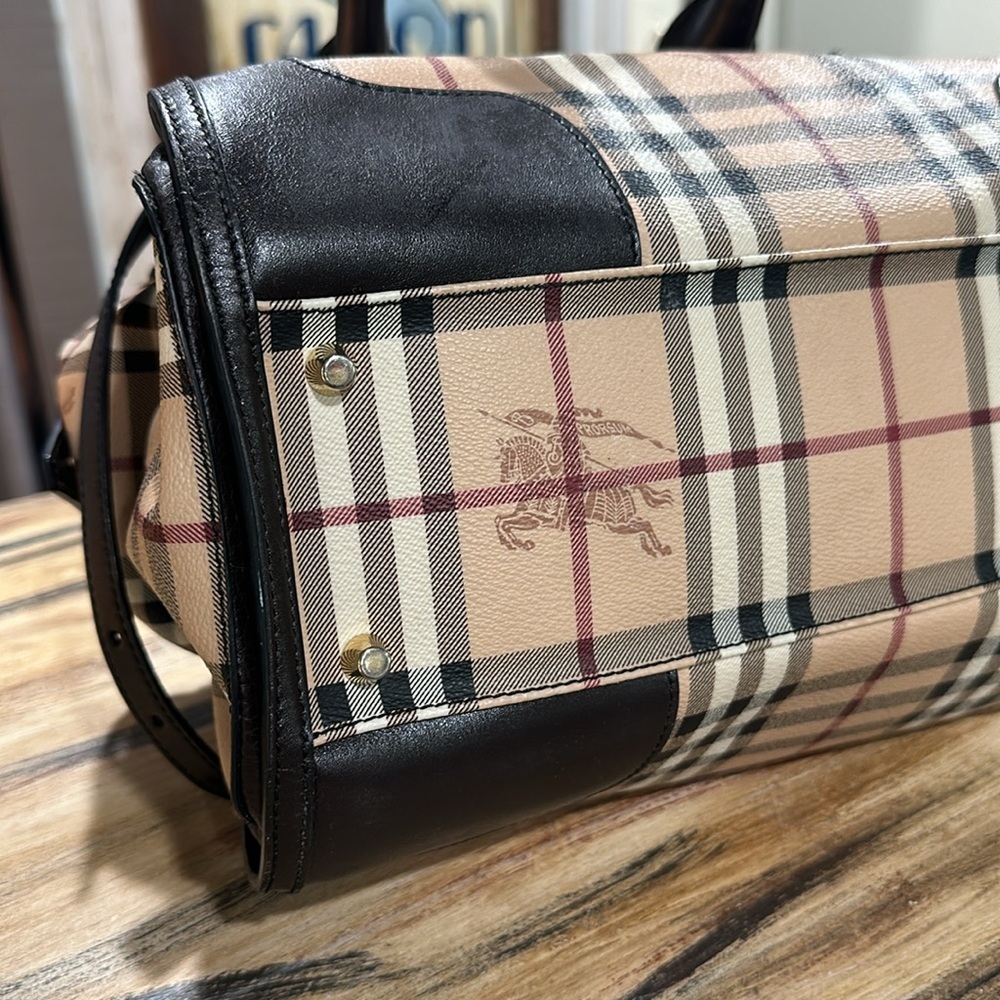 BURBERRY HAYMARKET GLADSTONE TOTE - Picture 6 of 16